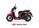 Honda Scoopy 110 màu đỏ đen CBS